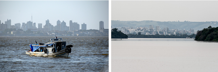 Vista das cidades de Belém e Porto Alegre a partir das ilhas imagem sem descrição.